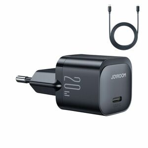 Joyroom JR-TCF02 sieťová nabíjačka 20W + kábel USB-C / Lightning, čierna vyobraziť