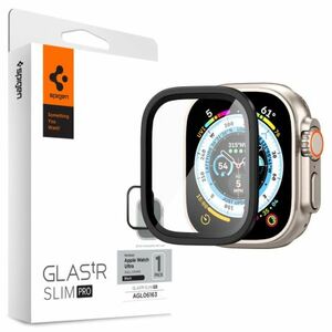 Spigen Glas.Tr Slim ochranné sklo na Apple Watch Ultra 49mm, čierne (AGL06161) vyobraziť