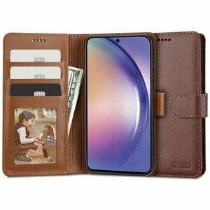Puzdro Tech-Protect Wallet Book Samsung Galaxy A54 5G - hnedé vyobraziť