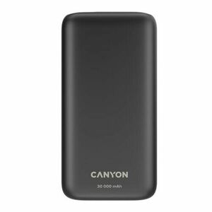 Canyon PB-301 Powerbanka, Li-Pol, 30.000 mAh Micro-USB, USB-C, Čierna vyobraziť