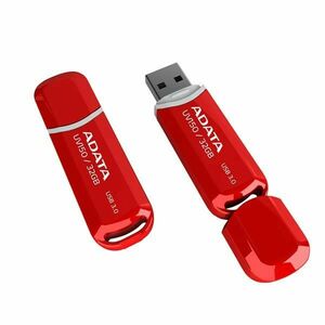 ADATA Flash 32GB UV150, USB 3.1 Dash Drive (R: 90/W: 20 MB/s) červená vyobraziť