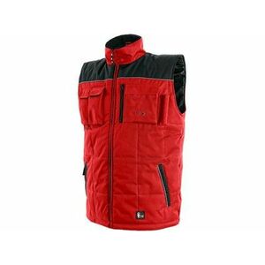 Pánska zimná vesta SEATTLE, červeno-čierna, veľ. XL vyobraziť