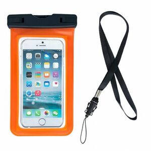 MG Swimming Bag vodotesné puzdro na mobil 6.7'', oranžové vyobraziť