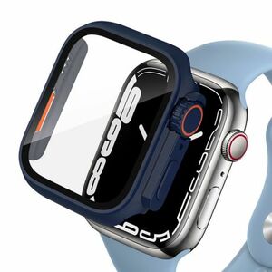 Tech-Protect Defense 360 puzdro na Apple Watch 7/8 45mm, modré/oranžové vyobraziť