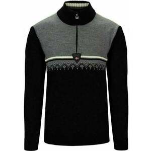 Dale of Norway Lahti Mens Knit Sweater Black/Smoke/Off White XL Sveter vyobraziť