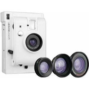 Lomography Lomo'Instant Mini + 3 Lenses White vyobraziť
