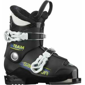Salomon Team T2 Jr Black/White 18 Zjazdové lyžiarky vyobraziť