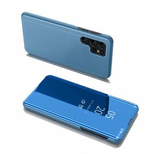 MG Clear View knižkové puzdro na Samsung Galaxy S22 Ultra, modré vyobraziť