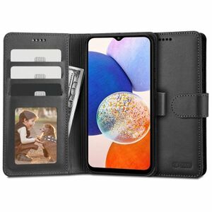 Tech-Protect Wallet knižkové puzdro na Samsung Galaxy A14 4G / 5G, čierne vyobraziť