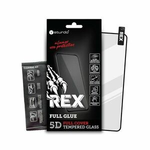 Ochranné sklo Sturdo Rex Honor 90 Lite, celotvárové - čierne vyobraziť
