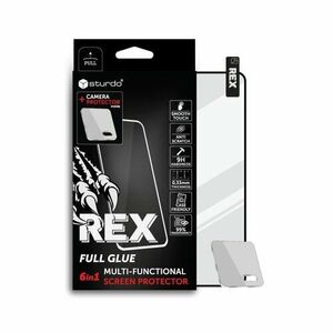 Sturdo Rex protective glass + Camera protection Xiaomi 13 Pro, Full Glue 6v1 vyobraziť