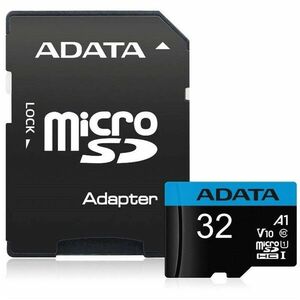 ADATA MicroSDHC karta 32GB UHS-I Class 10, A1 + SD adaptér, Premier vyobraziť