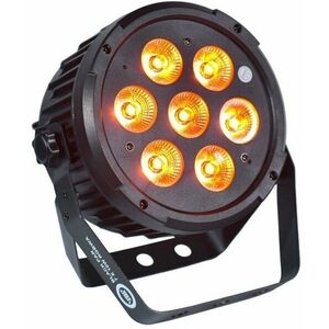 Light4Me Black Par 7X10W RGBWa LED LED PAR vyobraziť
