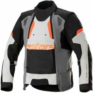 Alpinestars Halo Drystar Jacket Dark Gray/Ice Gray/Black 3XL Textilná bunda vyobraziť