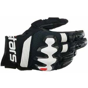 Alpinestars Halo Leather Gloves Black/White 3XL Rukavice vyobraziť