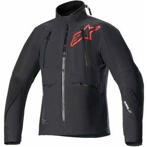 Alpinestars Hyde XT Drystar XF Jacket Black/Bright Red 2XL Textilná bunda vyobraziť