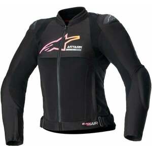 Alpinestars Stella SMX Air Jacket Black/Yellow/Pink L Textilná bunda vyobraziť