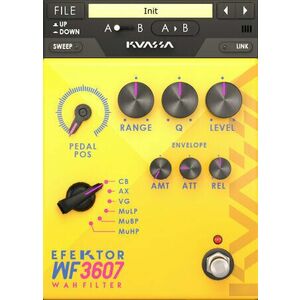 KUASSA Efektor WF3607 Wah Filter (Digitálny produkt) vyobraziť