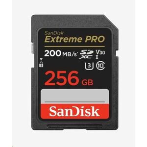 SanDisk SDXC karta 256GB Extreme PRO (200 MB/s Class 10, UHS-I U3 V30) vyobraziť