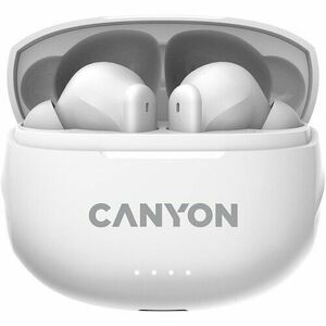 Canyon TWS-8, True Wireless slúchadlá v klasickom dizajne, biele vyobraziť
