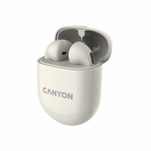 Canyon TWS-6, True Wireless slúchadlá v klasickom dizajne, béžové vyobraziť