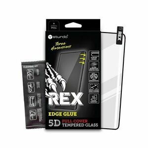 Sturdo Rex ochranné sklo Motorola Edge 30 Fusion, čierne, Edge Glue 5D vyobraziť