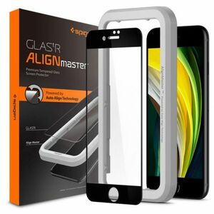 Spigen Alm Full Cover ochranné sklo na iPhone 7/8/SE 2020, čierne (AGL01294) vyobraziť