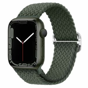 BStrap Elastic Nylon remienok na Apple Watch 38/40/41mm, olive green (SAP013C03) vyobraziť