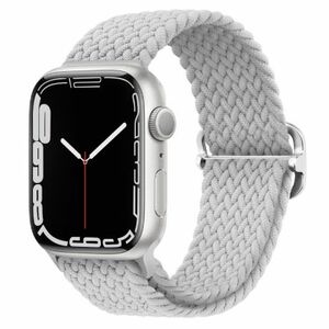 BStrap Elastic Nylon remienok na Apple Watch 42/44/45mm, pearl white (SAP013C42) vyobraziť