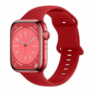 BStrap Smooth Silicone remienok na Apple Watch 38/40/41mm, red (SAP014C03) vyobraziť