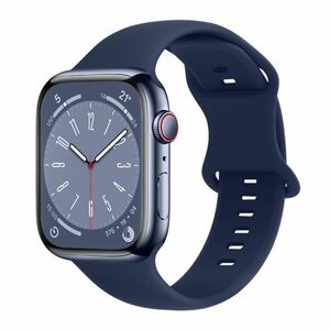 BStrap Smooth Silicone remienok na Apple Watch 38/40/41mm, navy blue (SAP014C06) vyobraziť