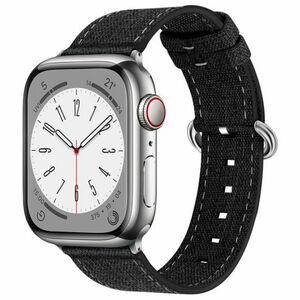 BStrap Denim remienok na Apple Watch 42/44/45mm, black (SAP015C09) vyobraziť