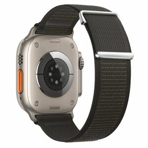 BStrap Velcro Nylon remienok na Apple Watch 38/40/41mm, black (SAP016C03) vyobraziť