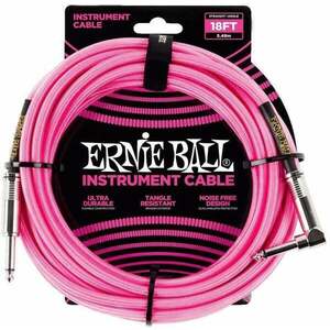 Ernie Ball P06083-EB Ružová 5, 5 m Rovný - Zalomený vyobraziť