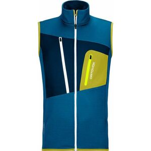 Ortovox Fleece Grid Vest M Heritage Blue S Outdoorová vesta vyobraziť