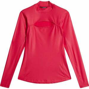 J.Lindeberg Sage Long Sleeve Womens Top Rose Red L Polo košeľa vyobraziť