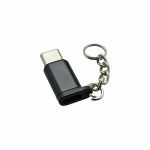 Redukcia MicroUSB/USB-C Čierna vyobraziť