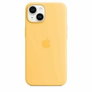 APPLE iPhone 14 silikónové púzdro s MagSafe - Sunglow vyobraziť