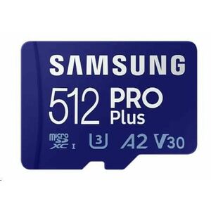 Samsung micro SDXC karta 512GB PRO Plus + SD adaptér vyobraziť