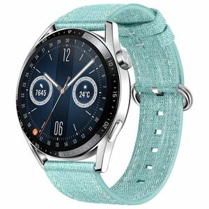 BStrap Denim remienok na Huawei Watch GT/GT2 46mm, light green (SSG031C0503) vyobraziť