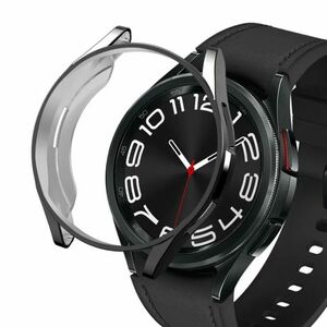 Tech-Protect Defense puzdro so sklom na Samsung Galaxy Watch 6 Classic 43mm, čierne vyobraziť