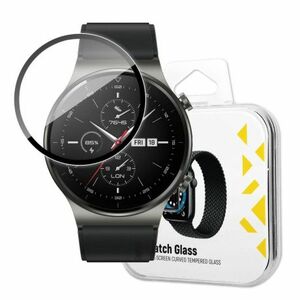 MG Watch Glass Hybrid ochranné sklo na Huawei Watch GT 2 42mm, čierne vyobraziť