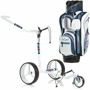 Jucad Carbon 3-Wheel Aquastop Bag SET White Manuálny golfový vozík vyobraziť