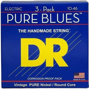 DR Strings PHR-10 Pure Blues 3-Pack vyobraziť