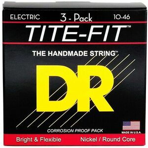 DR Strings MT-10 Tite Fit 3-Pack vyobraziť