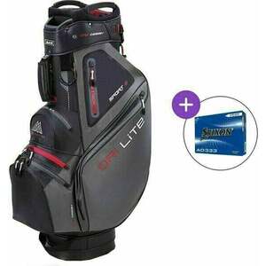 Big Max Dri Lite Sport 2 SET Black/Charcoal Cart Bag vyobraziť