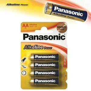Alkalická baterie AA Panasonic Alkaline Power 4ks vyobraziť