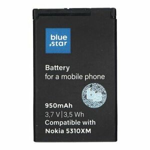 Batéria BlueStar Nokia 5310 Xpress Music/6600F/7310S BL-4CT 950mAh Li-Ion vyobraziť
