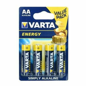 Alkalické batérie Varta R6 (AA) 4 ks High Energy vyobraziť