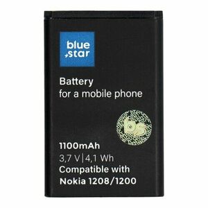 Batéria BlueStar Nokia 1200/1208/C1/1616/1800/S300 BL-5CB 1100mAh Li-Ion vyobraziť